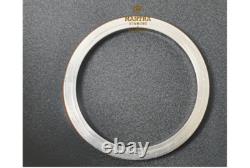 41MM Date-just Bezel Baguette Moissanite Studded Stainless Steel Watch Custom