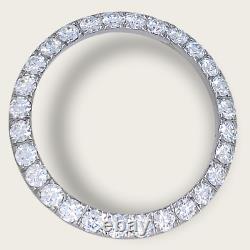 41MM Stainless Steel Bezel 20 Pointer Custom Date-just Watch Moissanite Diamond