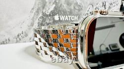 49MM Apple Watch ULTRA 2 Custom Diamond Polished and Polished Stainless Steel Bd