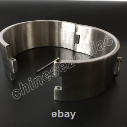 6CM Heavy Duty 100% Stainless Steel Neck Collar Neck Corset Cuff Binding 4 Size