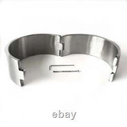 6CM High Heavy Weight Stainless Steel Metal Unisex Neck Collar Male and Female