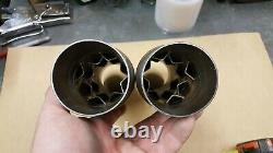 7 Stainless Steel Chambered Muffler 2.5 High Performance 1 pair