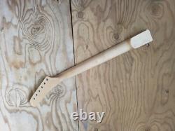80's CUSTOM GRAPHIC BANANA MAPLE SHRED GUITAR NECK DIY STAINLESS STEEL FRETS