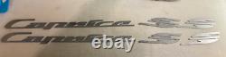 91 92 93 94 95 96 Caprice SS Stainless Steel bare metal script emblem unfinished