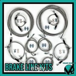 92-95 Civic 2dr Coupe Replacement Stainless Steel Fuel Feed Line & Rubber Return