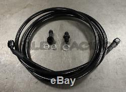 94-95 Acura Integra Replacement Black Stainless Steel -6 Fuel Feed Line