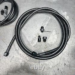 96-00 Civic E85 Compatible Stainless Steel Fuel Line Kit -8AN FEED 6AN RETURN