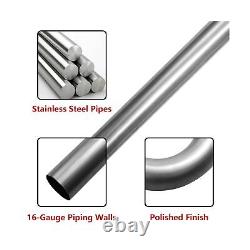 AFLOW 2'' Stainless Steel Custom Exhaust Pipe Kit Tubing Mandrel Bend Pipe St