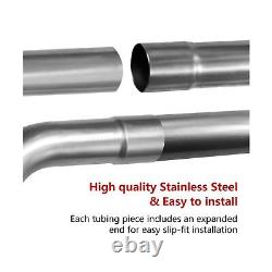 AFLOW 2'' Stainless Steel Custom Exhaust Pipe Kit Tubing Mandrel Bend Pipe St