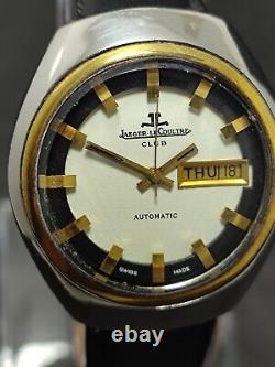 AUTHENTIC JAEGER LE-COULTRE CLUB SWISS MADE AUTOMATIC GENT's WRIST WATCH