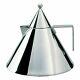 Aldo Rossi 2-qt. Il Conico Water Tea Kettle Stainless Steel, Mirror Polished