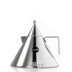 Aldo Rossi 2-qt. Il Conico Water Tea Kettle Stainless Steel, Mirror Polished