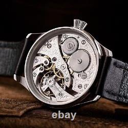 Antique mens watch, swiss skeleton watch, mens wristwatch, exclusive watch, watche