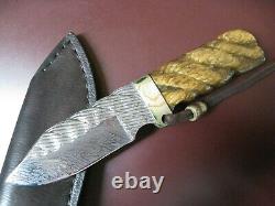 Ariel Salaverria CUSTOM KNIFE CABLE DAMASCUS CLIP POINT