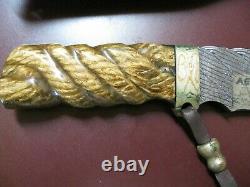 Ariel Salaverria CUSTOM KNIFE CABLE DAMASCUS CLIP POINT