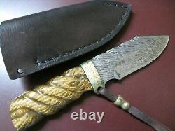 Ariel Salaverria CUSTOM KNIFE CABLE DAMASCUS CLIP POINT