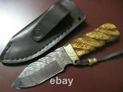 Ariel Salaverria CUSTOM KNIFE CABLE DAMASCUS CLIP POINT