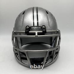 Atlanta Falcons CUSTOM Concept Stainless Steel Hydro-Dipped Mini Football Helmet