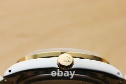 Authentic Mens Rolex Datejust Quickset 2-tone Blue Diamond Sapphire Watch