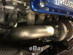 B series 4 bolt Downpipe for 1320 Performance top mount Turbo manifold B16 b18c