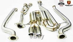 BECKER Cat. Back Exhaust System Fits BMW 2008-2013 135i Turbo 3.0L I6 N54/55B30