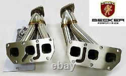 BECKER Exhaust Long Tube Header For 2003 04 VW Golf MK4 R32 3.2L VR6 V6