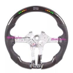 BMW X1 Carbon Fiber LED Steering Wheel Flat Bottom Racing Custom leather