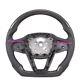 BMW X3 Carbon Fiber Steering Wheel Flat Bottom Custom Leather Racing