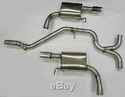 Becker Catback Exhaust For 2010-14 Volkswagen Passat (B7) R36 3.6L Wagon