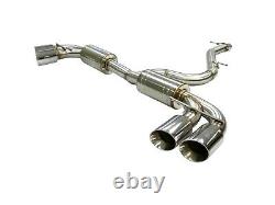 Becker Catback Exhaust System for 09-13 Audi TT TT-S TTS MK2 2.0T 3.2L VR6