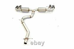 Becker Catback Exhaust System for 09-13 Audi TT TT-S TTS MK2 2.0T 3.2L VR6