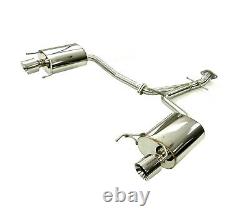 Becker Performance Axle-Back Dual Exhaust System For 2006-13 Lexus IS250/ IS350