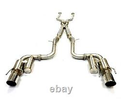 Becker Stainless Catback Exhaust For 2014-17 Lexus IS250 / 300 / IS350 AWD Only