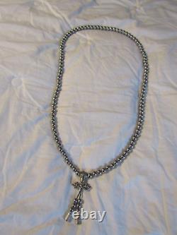 Burning Man, Hand Crafted Stainless Steel Beads CUSTOM (ONE of a KIND) Necklace