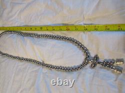 Burning Man, Hand Crafted Stainless Steel Beads CUSTOM (ONE of a KIND) Necklace