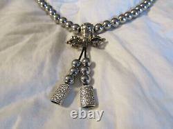 Burning Man, Hand Crafted Stainless Steel Beads CUSTOM (ONE of a KIND) Necklace