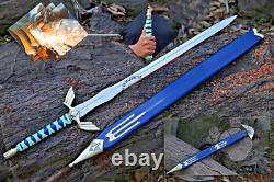 CUSTOM Hand Forged Stainless Steel The LEGEND OF ZELDA Master sword with scabard