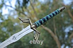 CUSTOM Hand Forged Stainless Steel The LEGEND OF ZELDA Master sword with scabard