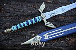 CUSTOM Hand Forged Stainless Steel The LEGEND OF ZELDA Master sword with scabard