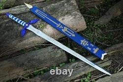 CUSTOM Hand Forged Stainless Steel The LEGEND of ZELDA Full Tang with Scabbard