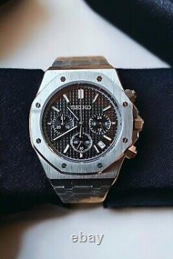 CUSTOM S-Logo ROYAL OAK CHRONOGRAPH Modified Watch 41mm Multiple Available BNIB