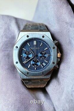 CUSTOM S-Logo ROYAL OAK CHRONOGRAPH Modified Watch 41mm Multiple Available BNIB