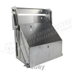 Cal Custom Stainless Steel Drop Down Battery Tray, CAL-4756