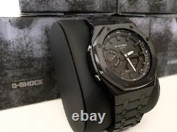 Casio G-Shock Custom Black Stainless Steel Unworn Box and Tags Included