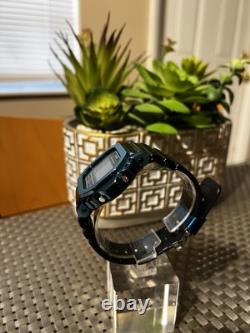 Casio Gshock DW5600E-1V Custom Blue Bezel /Holder Stainless Steel