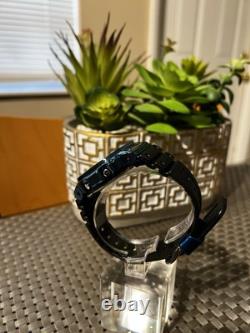 Casio Gshock DW5600E-1V Custom Blue Bezel /Holder Stainless Steel
