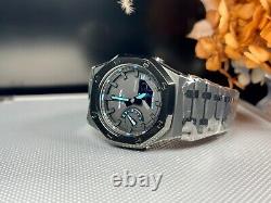 Casioak 316L Stainless Steel Casio G-Shock GA-2100 Watch (CUSTOM MOD)