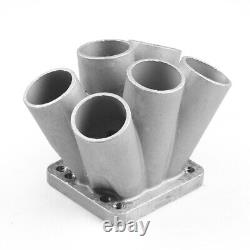 Cast Stainless Steel 6-1 Turbo Merge Collector Fit For T3 T4 Flange