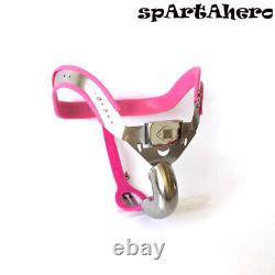 Chastity Belt Outdoor Wear Stainless Steel Ball Stretcher Chastity Cage Lock