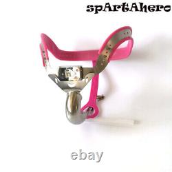 Chastity Belt Outdoor Wear Stainless Steel Ball Stretcher Chastity Cage Lock